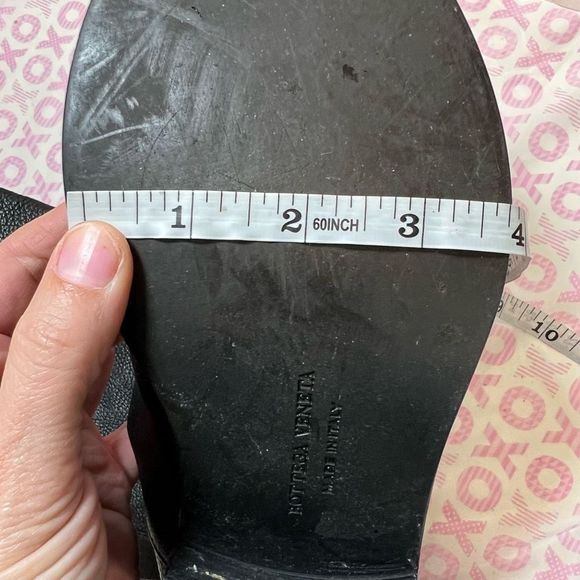 BOTTEGA VENETA RIDING BOOTS BLACK LEATHER SIZE 37 KNEE HIGH BOOTS MOTO - Picture 10 of 13